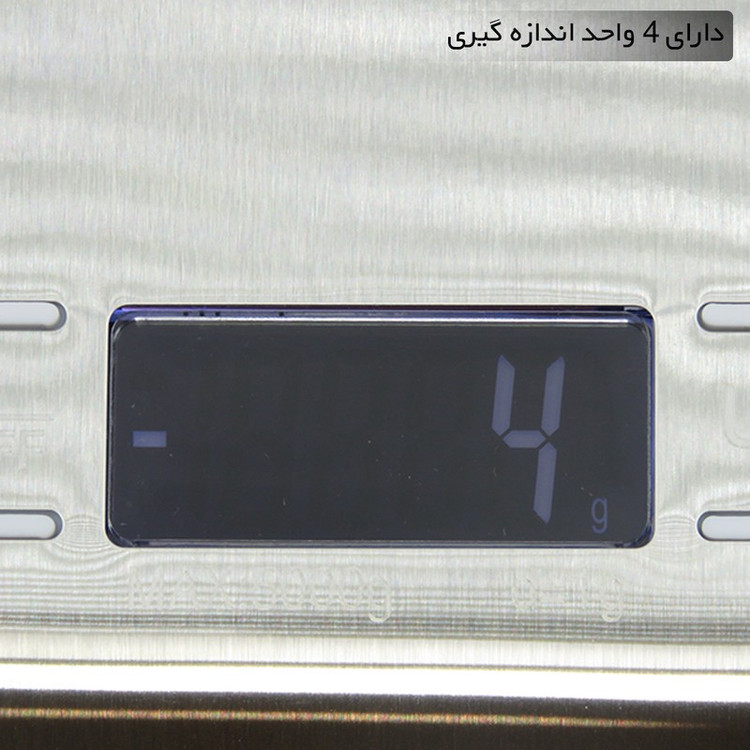 ترازو آشپزخانه دیجیتال دی اس پی مدل استیل حداکثر ظرفیت قابل اندازهگیری 5000 کیلوگرم با دقت اندازهگیری 1 گرم