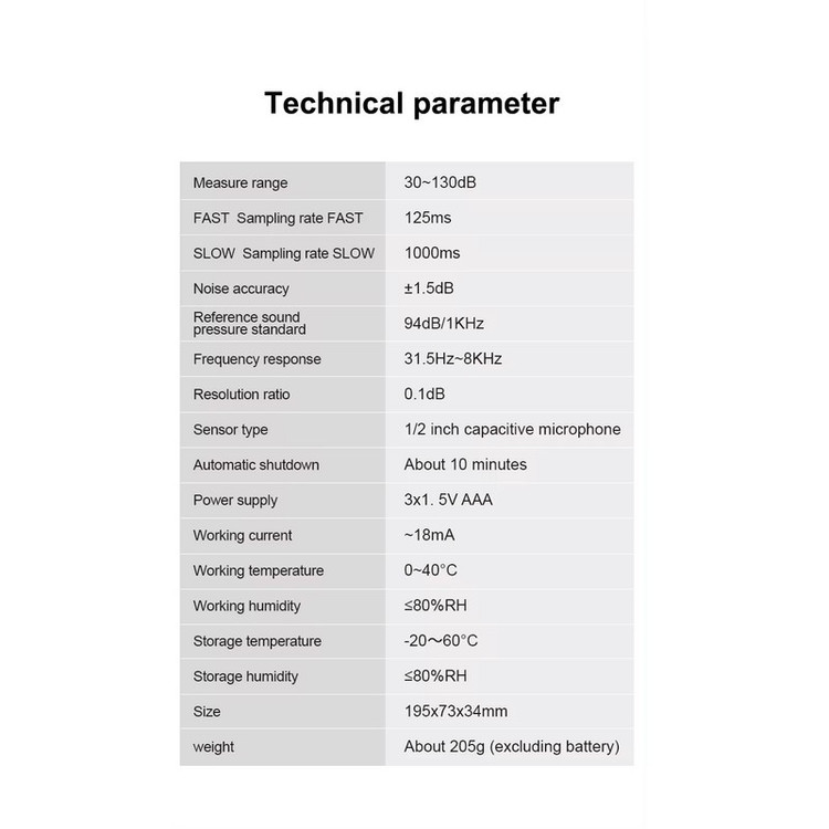 صوت سنج دیجیتال مستک مدل SL720B