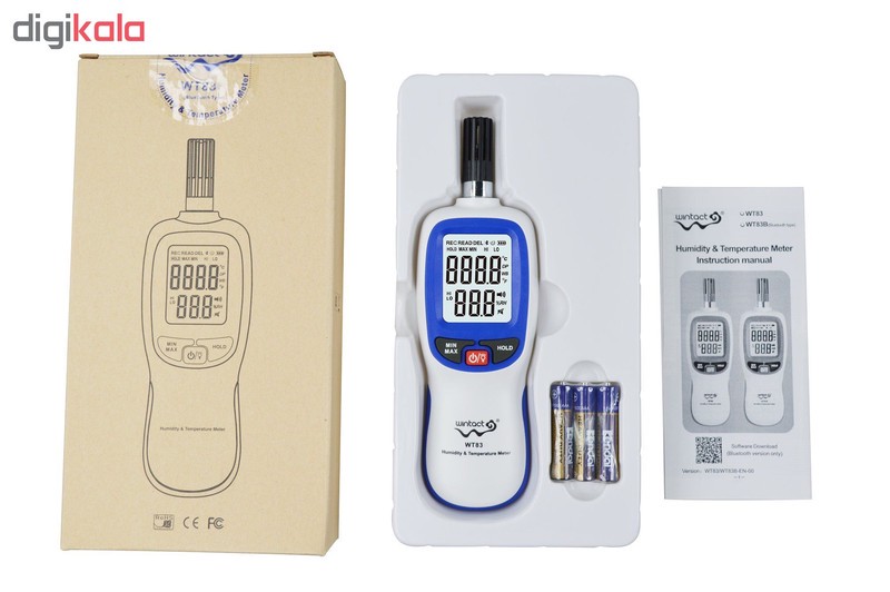 رطوبت سنج و دماسنج وینتکت مدل WT83