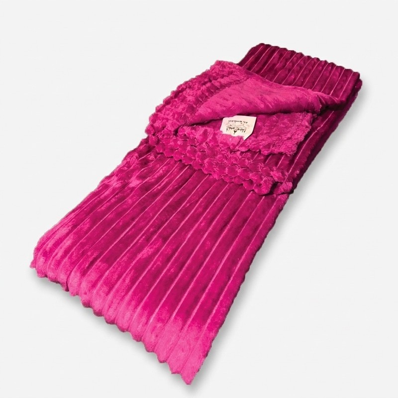 پتو مسافرتی القصر مدل ژله ای پلیسه سایز 210160 سانتی متر