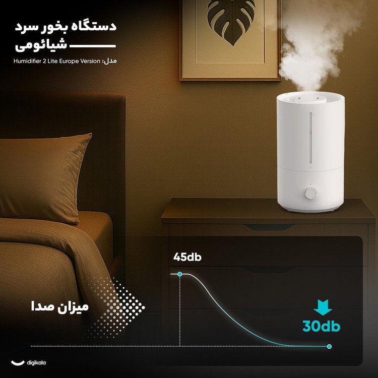 دستگاه بخور سرد شیائومی مدل 2 Lite Europe Version