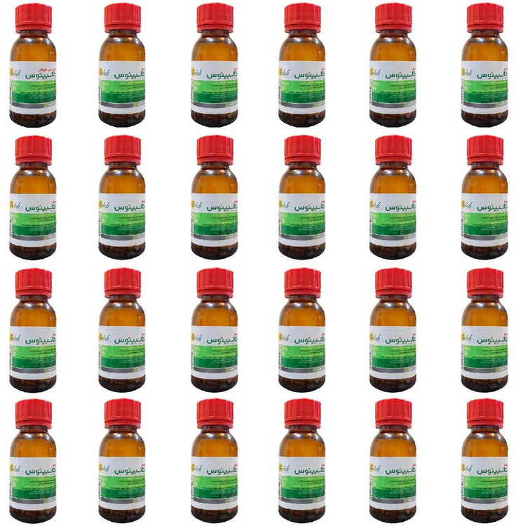 محلول بخور فدک تانیش مدل Eucalyptus60 حجم 60 میلی لیتر مجموعه 24 عددی