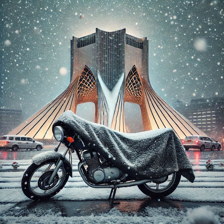 چادر موتور سیکلت ساکا مدل شمعی مناسب برای پالس NS