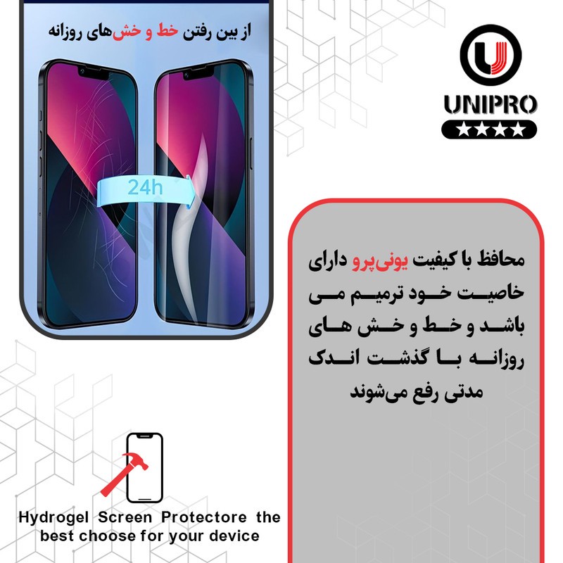محافظ صفحه نمایش مات یونی پرو مدل Star 4 مناسب برای گوشی موبایل اچ ام دی Pulse Plus