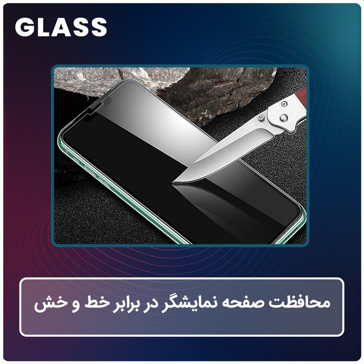 محافظ صفحه نمایش مات گلس مدل Resistant مناسب برای گوشی موبایل اچ ام دی Pulse Plus