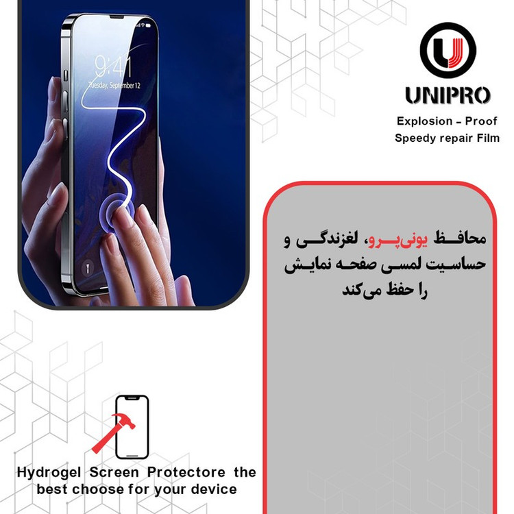 محافظ صفحه نمایش مات یونی پرو مدل Explosion Proof مناسب برای گوشی موبایل اچ ام دی Pulse Plus