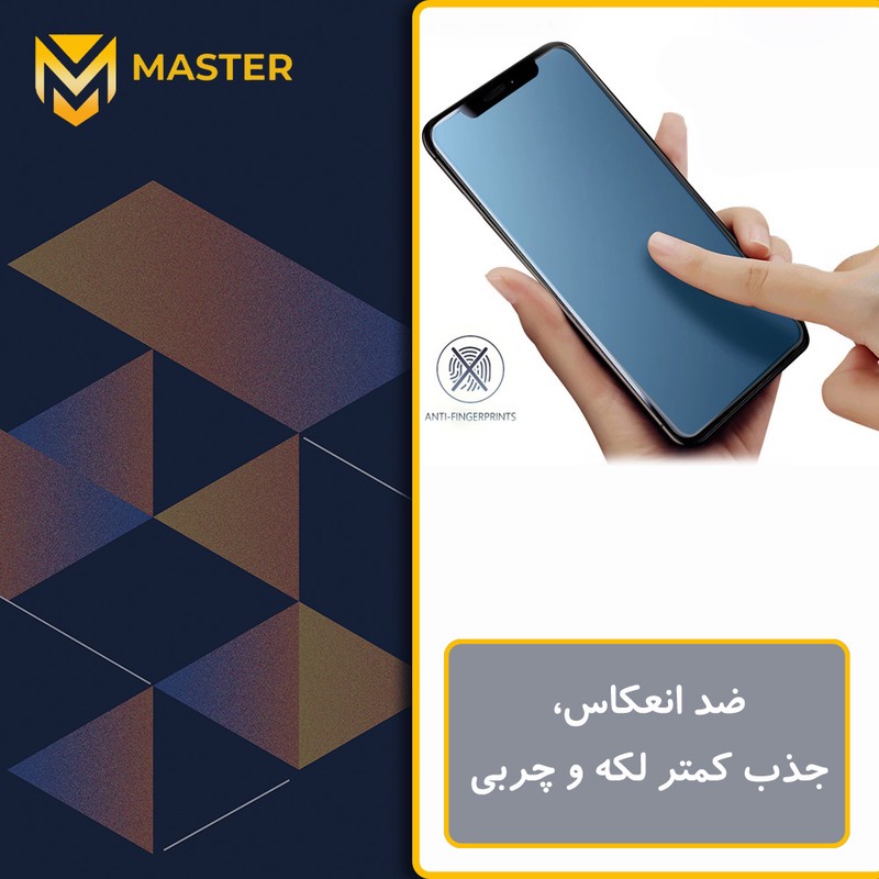 محافظ صفحه نمایش حریم شخصی مستر مدل Resistant مناسب برای گوشی موبایل اچ ام دی Pulse Plus