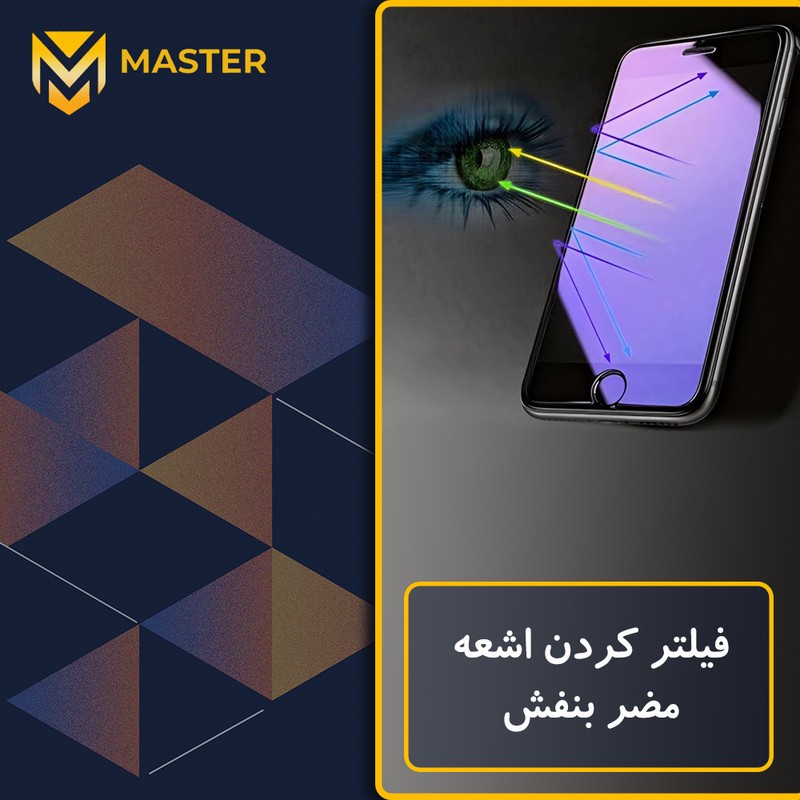 محافظ صفحه نمایش آنتی پرپل مستر مدل Eye Care مناسب برای گوشی موبایل اچ ام دی Pulse Plus
