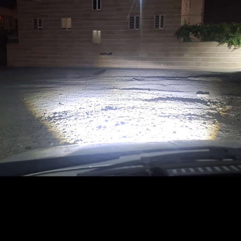 چراغ پرژکتور موتورسیکلت طرح گاو مدل RGB