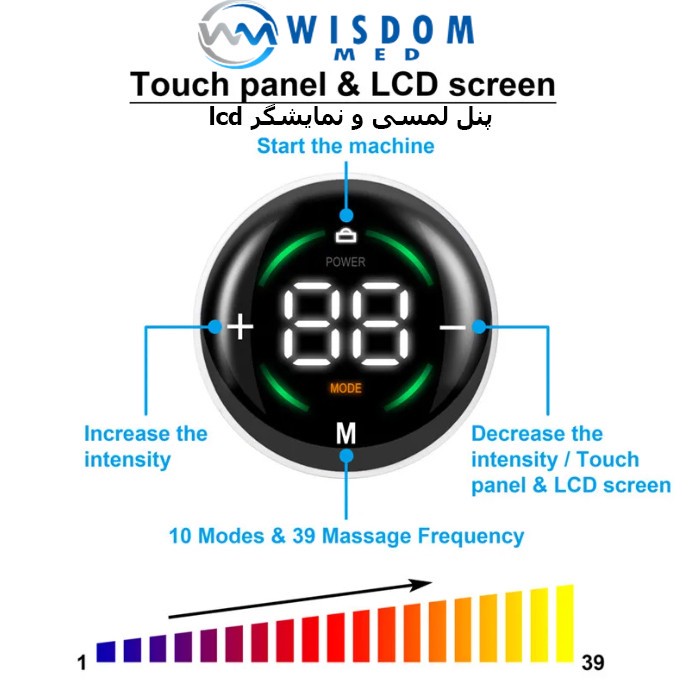 ماساژور دست و پا ویزدام مد مدل EMS ARM/LEG