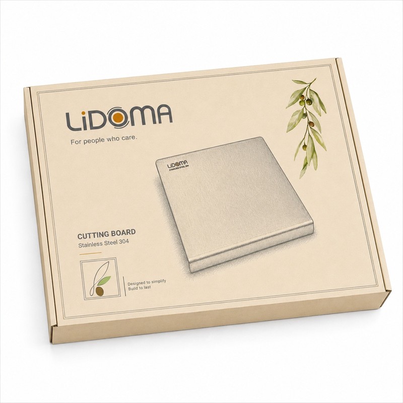 تخته گوشت لیدوما مدل استیل کد ST L40W30