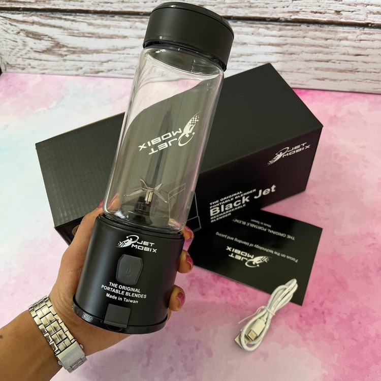شیکر شارژی جت موبیکس مدل Black Jet گنجایش 0.45 لیتر