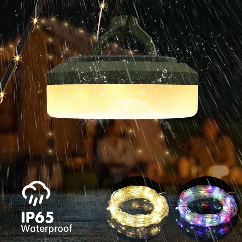 چراغ کمپینگ مدل ریسه دار شارژی کد LL-B50