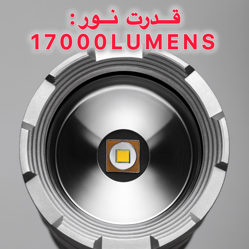 چراغ قوه دستی روی لانگ مدل WIDS-X2 با نور مهتابی
