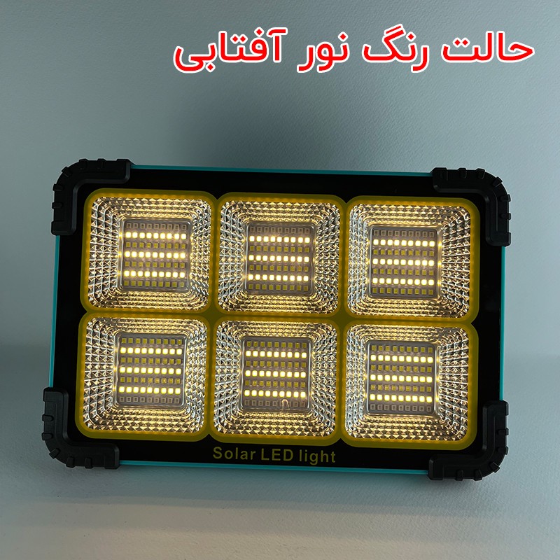 چراغ کمپینگ مدل شارژی خورشیدی 6 کانال