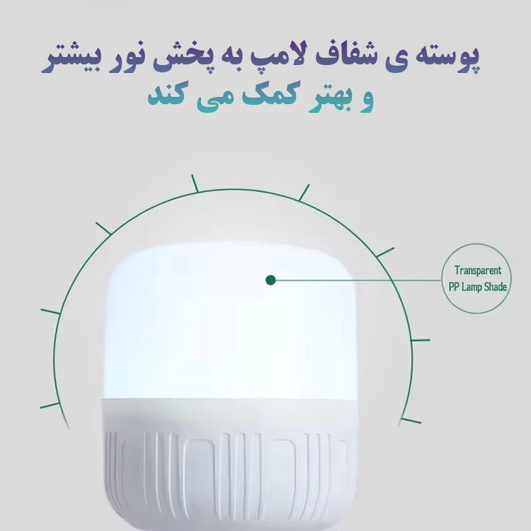 چراغ اضطراری مدل شارژی کد HT-966 50W