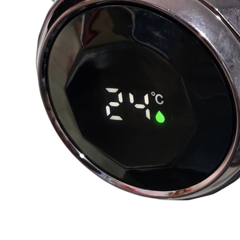 فلاسک مدل الماسی VACUUM CUP با جنس استیل 316 و دماسنج دار ظرفیت 1000 میلیلیتر