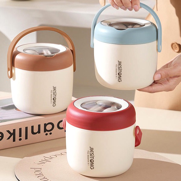 فلاسک غذا مدل دوجداره کد LUNCH-BOX گنجایش 1 لیتر