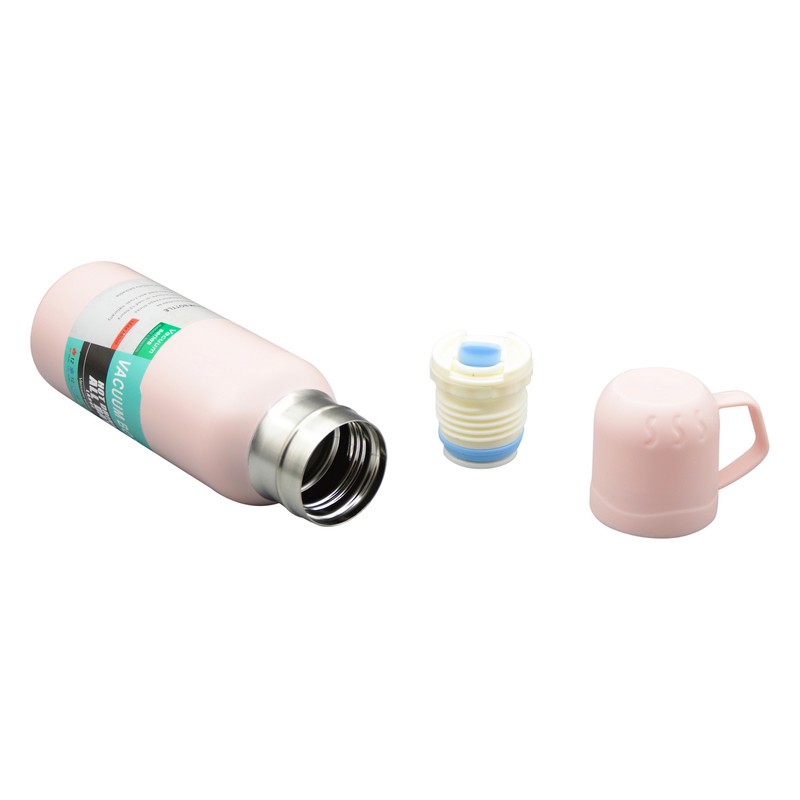 فلاسک مدل GS-M-269892 گنجایش 0.6 لیتر به همراه لیوان سفری بسته 3 عددی