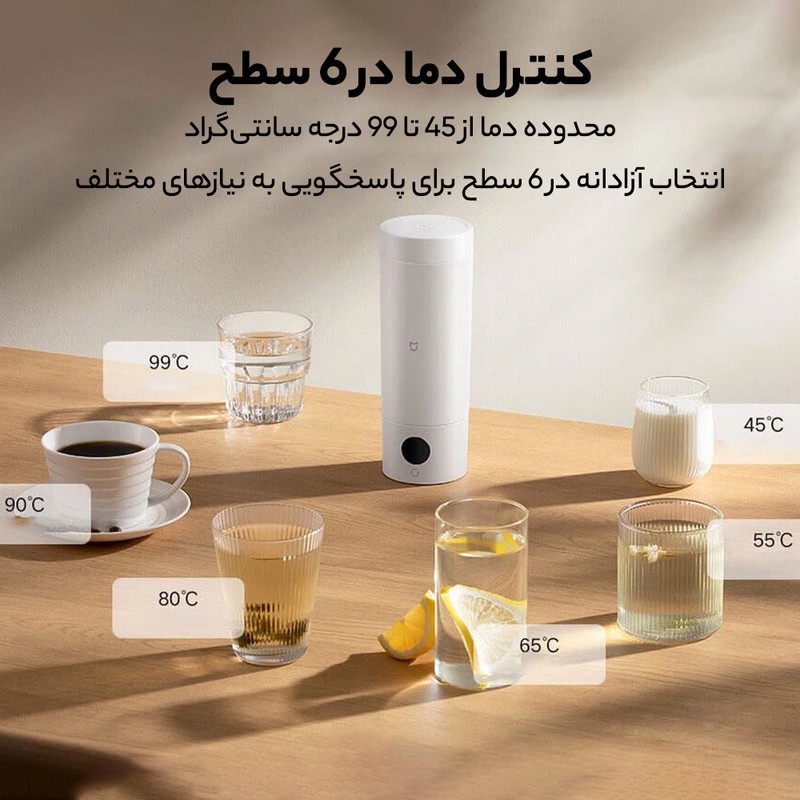 فلاسک میجیا مدل MJDRB02PL گنجایش 0.35 لیتر