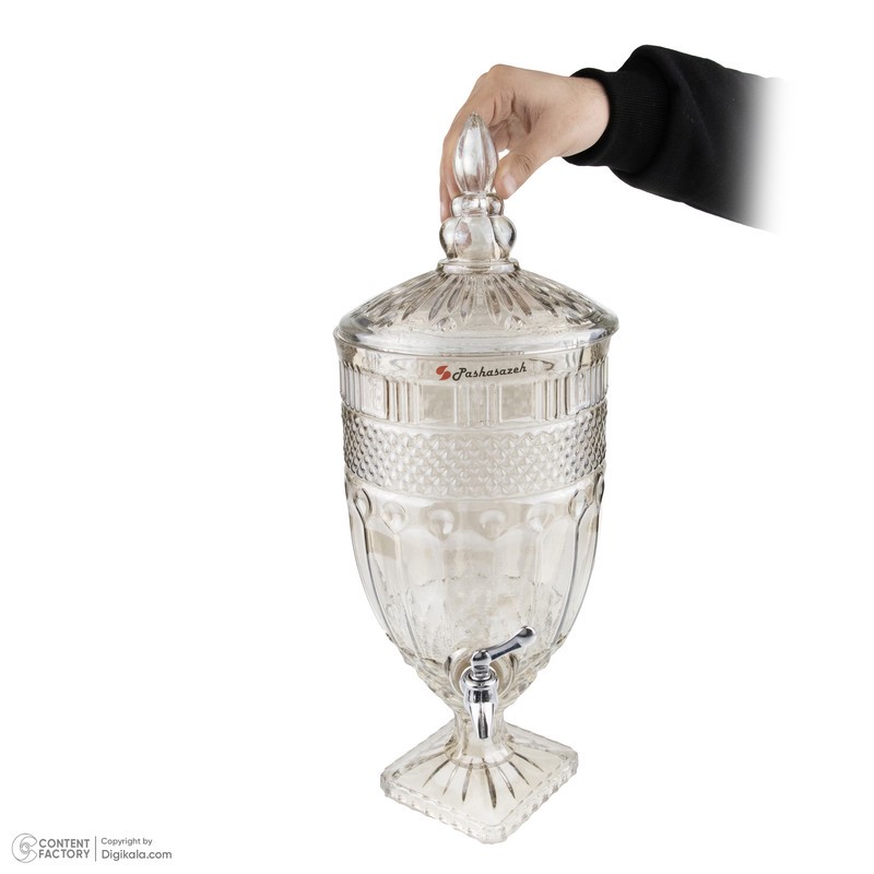 کلمن پاشاسازه مدل شیشه ای کد 2325 گنجایش 5 لیتر