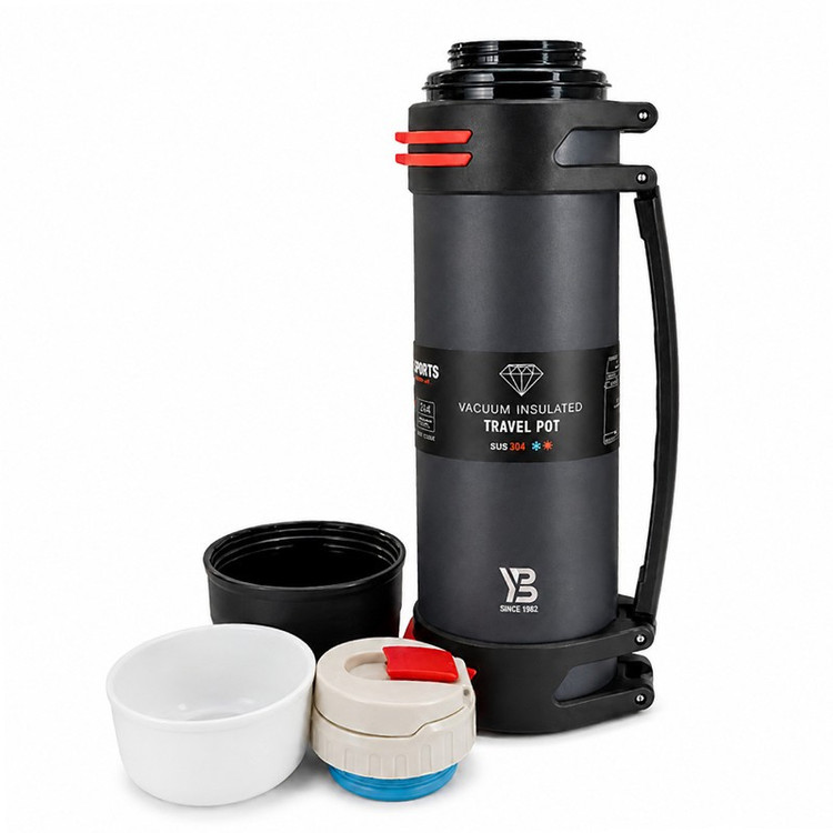 فلاسک مدل تاکتیکال دوجداره YUBAO گنجایش 2.5 لیتر