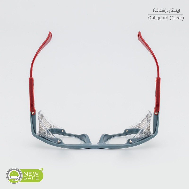 عینک ایمنی نیوسیف مدل ضدبخار و ضدخش کد OptiGuard