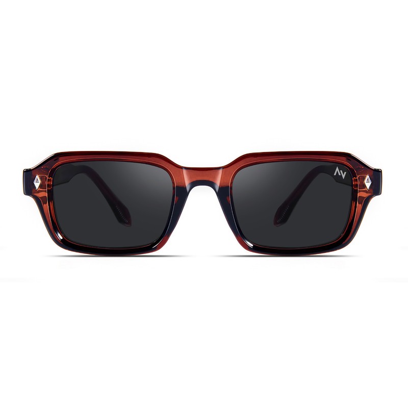 عینک آفتابی مستطیلی آلبرت وگ مدل SZ8106 Sangria Obsidian