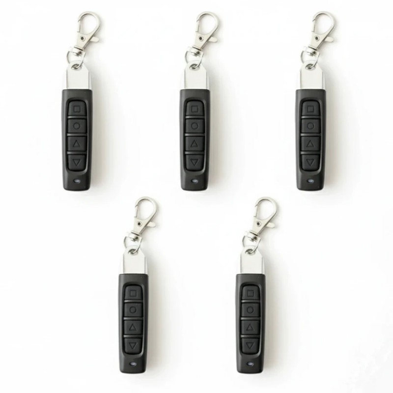 ریموت بلوتوثی دربازکن مدل black-pencil کد۴۳۳ مگاهرتز بسته 5عددی