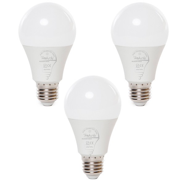 لامپ 20 وات پارس اروند الکتریک کد PA-AB20W پایه E27 بسته 3 عددی