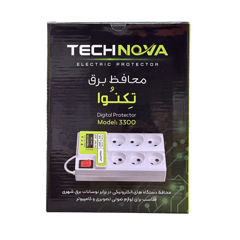محافظ ولتاژ تکنوا مدل صوتی تصویری کد 3300