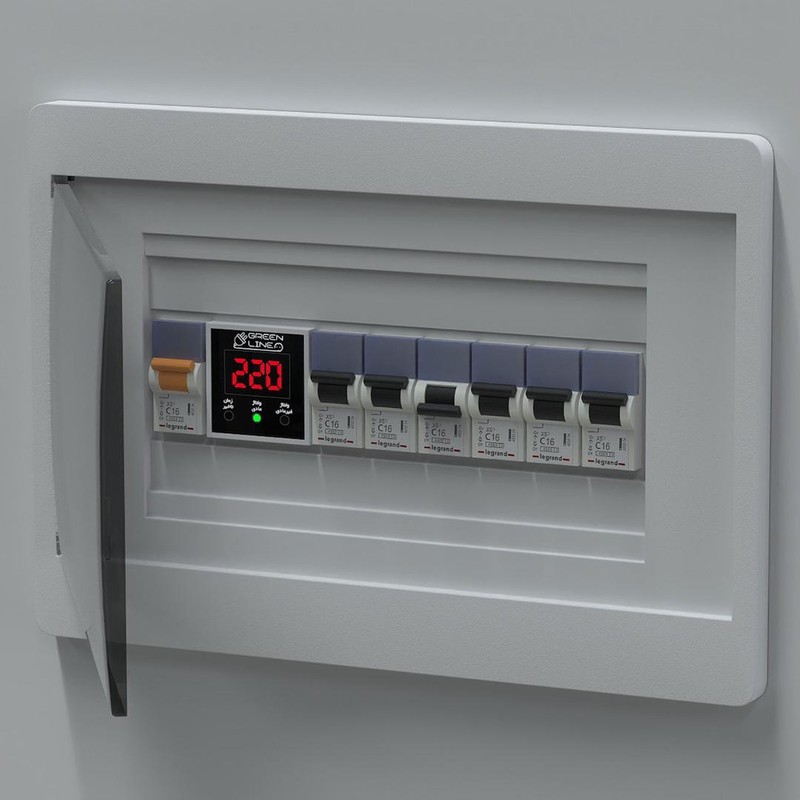 محافظ ولتاژ گرین لاین مدل داخل کنتوری کد GLP300D