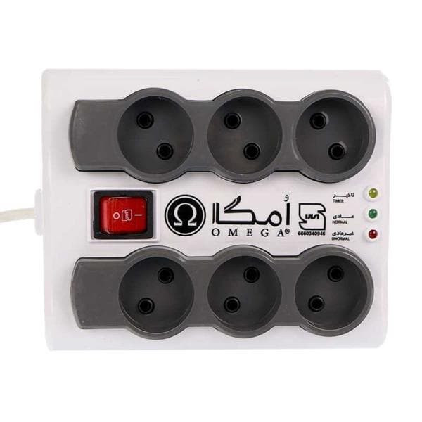 محافظ ولتاژ امگا مدل 6 خانه کلید دار P6000