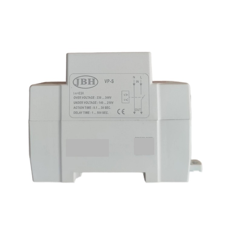 محافظ ولتاژ تک فاز دیجیتال جی بی اچ کد JBH/VP-S/1PH/63A