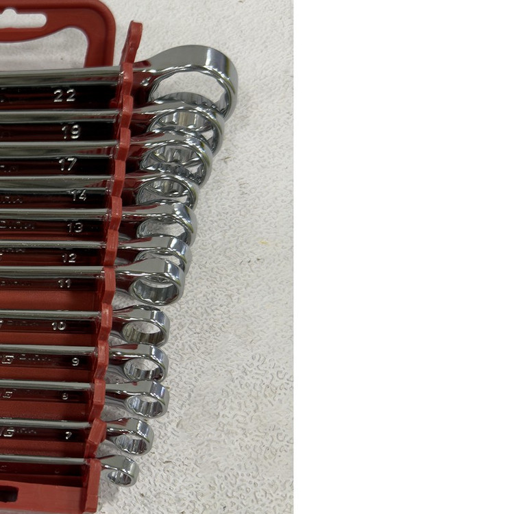 آچار یکسر تخت و یکسر رینگی استرانگ مدل SMT-STRONG-12PCS-22MM مجموعه 12عددی