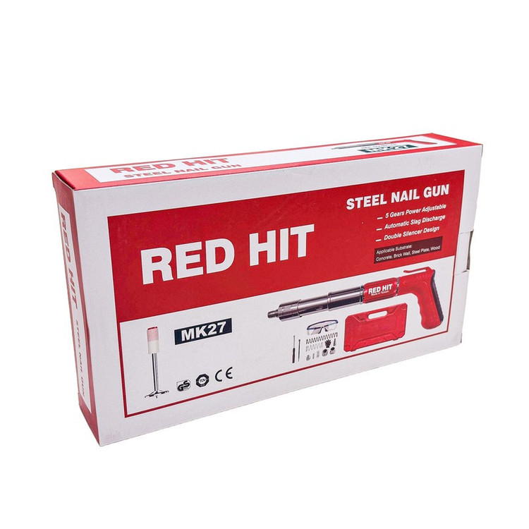 میخ کوب رد هیت مدل MK-27 سایز 45 میلیمتر مجموعه 14 عددی