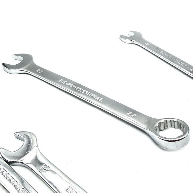 آچار یکسر تخت و یکسر رینگی باس مدل 6-22MM مجموعه 12 عددی