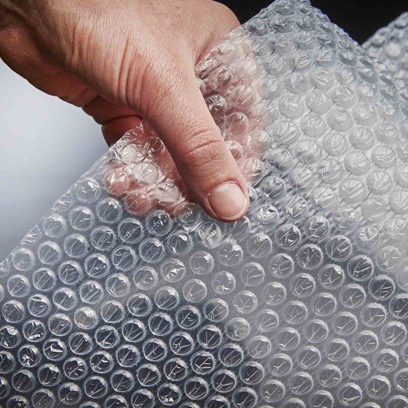 پلاستیک بسته بندی مدل حبابدار ضربه گیر TOMES رول عرض 100 سانتی متر طول 50 متر