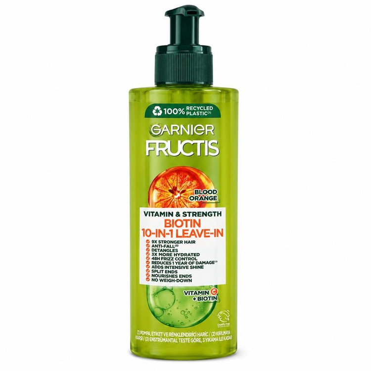 کرم مو تقویت کننده گارنیه مدل Biotin 10-in-1 مناسب برای انواع مو حجم 400 میلی لیتر