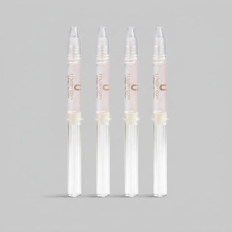 سرم تقویت کننده و ضدپیری پوست لاکچری کوین مدل collagen gel مناسب برای انواع پوست حجم 3 میلی لیتر بسته 4 عددی