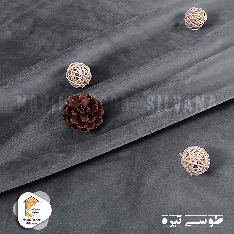 پرده نوین دکور سیلوانا مدل مخمل کالیفرنیا 28 سایز 280x140 سانتیمتر