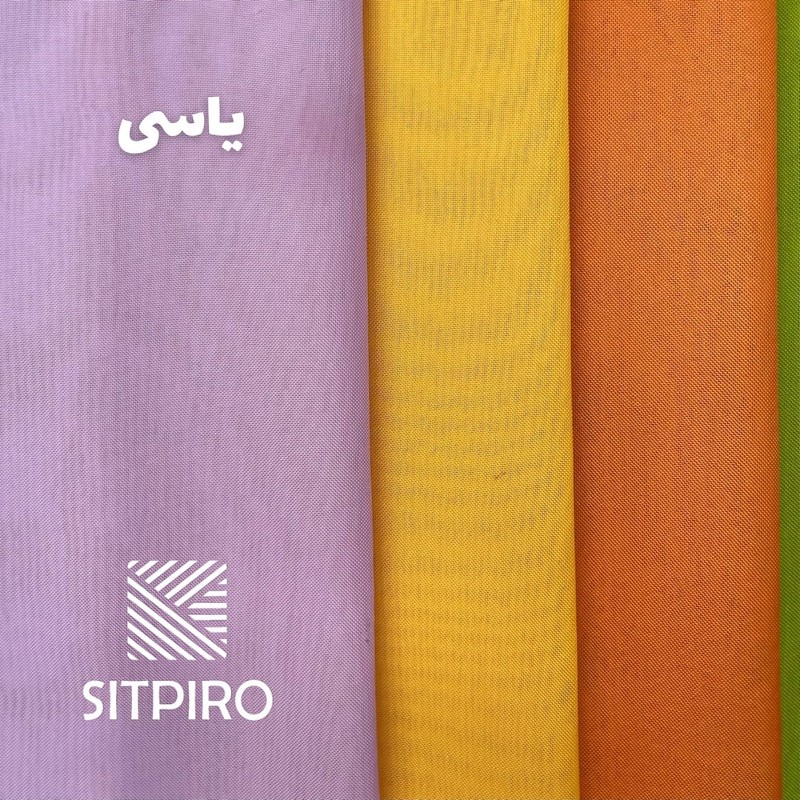 پرده نوین پرده خورشید مدل حریر ساده NT413 سایز 280x300 سانتیمتر