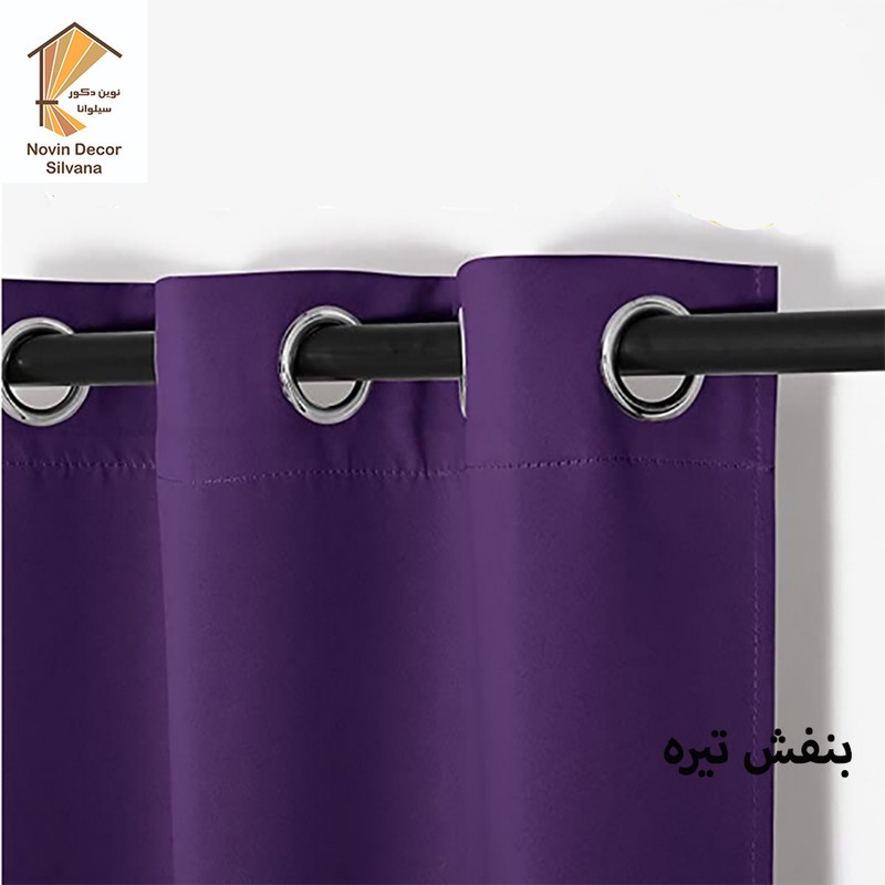پرده پانچ نوین دکور سیلوانا مدل کتان 1_28 سایز 280x140 سانتیمتر