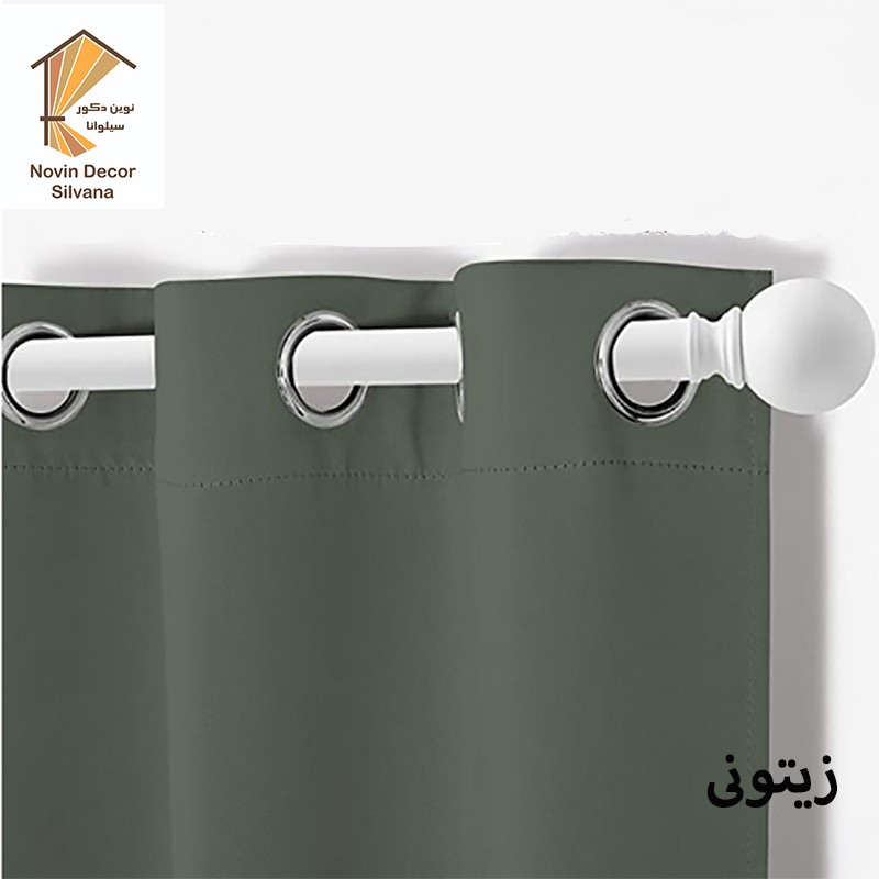 پرده پانچ نوین دکور سیلوانا مدل کتان 1_28 سایز 280x140 سانتیمتر