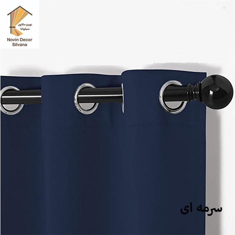 پرده پانچ نوین دکور سیلوانا مدل کتان 1_28 سایز 280x140 سانتیمتر
