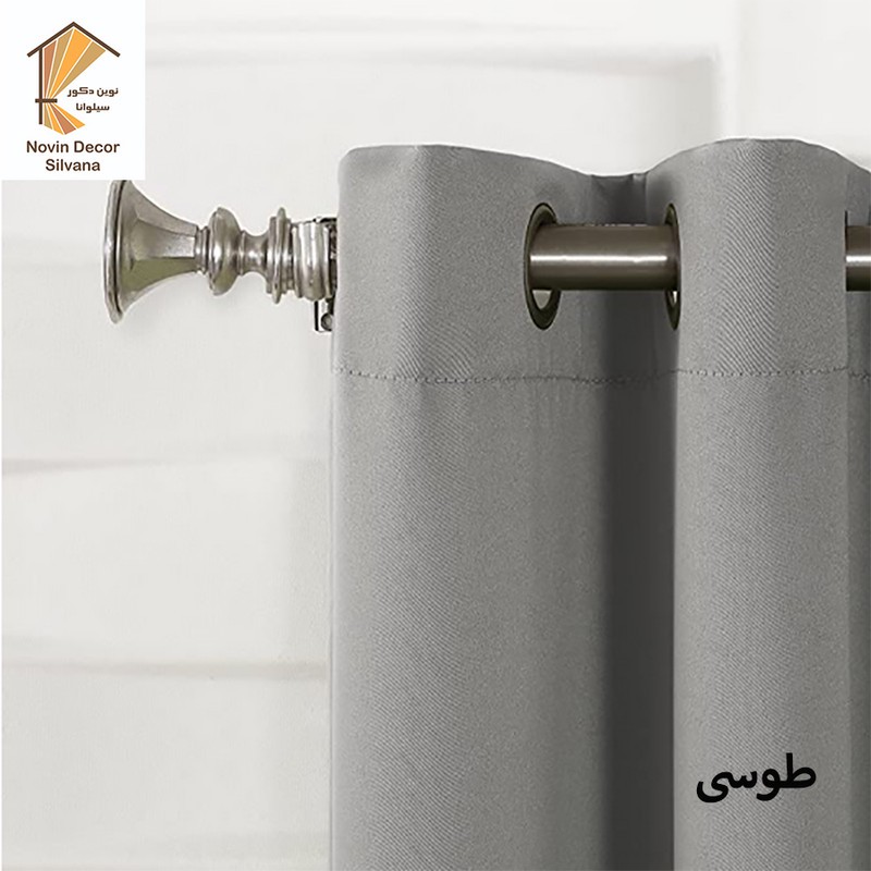 پرده پانچ نوین دکور سیلوانا مدل کتان 1_28 سایز 280x140 سانتیمتر