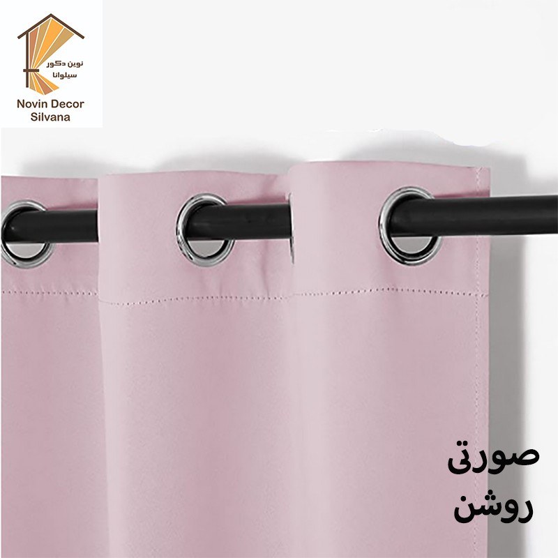 پرده نوین دکور سیلوانا مدل کتان 3 سایز 300x280 سانتیمتر