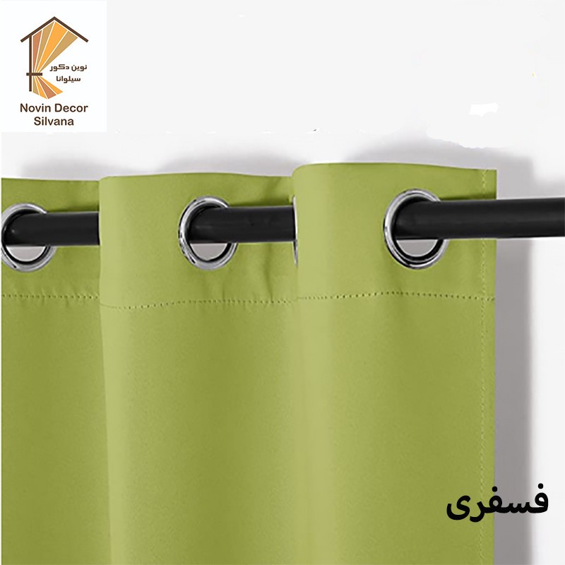 پرده نوین دکور سیلوانا مدل کتان 3 سایز 300x280 سانتیمتر
