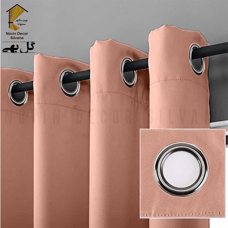پرده نوین دکور سیلوانا مدل کتان کد 230 1 سایز 230 140 سانتی متر