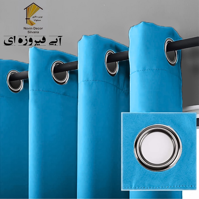 پرده نوین دکور سیلوانا مدل لاکچری 180 _ 1 سایز 180x140 سانتیمتر